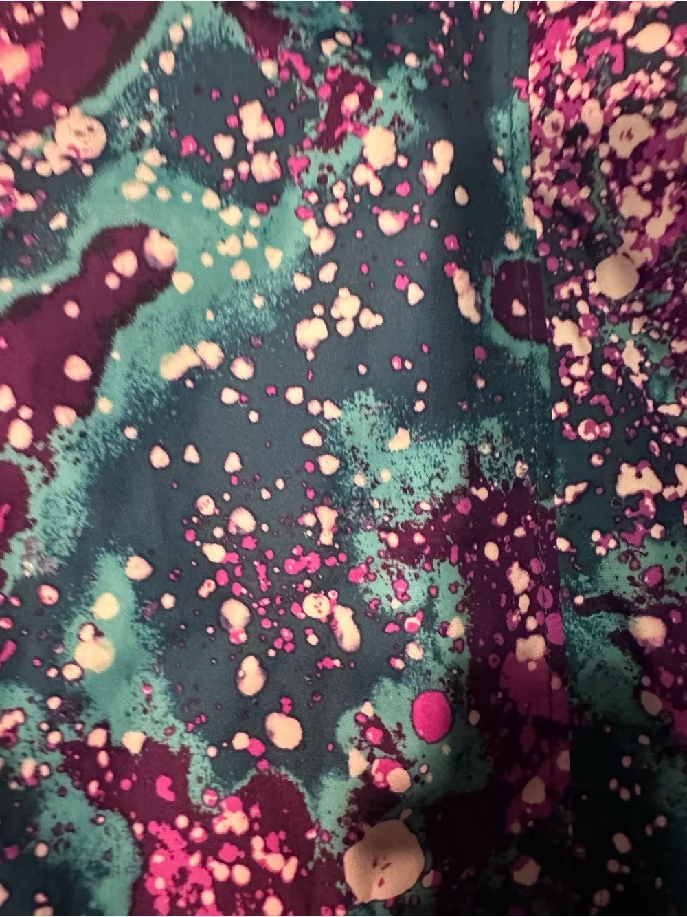 The North Face Kids Printed Resolve Reflective Jacket in Teal and Purple